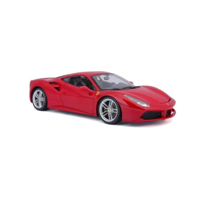 Kovinski avto Ferrari 488 GTB rdeč