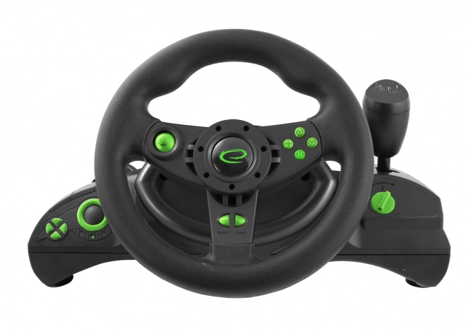 Volan NITRO USB PS3/PC črn/zelen