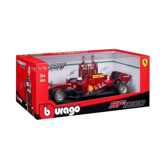 Kovinski model dirkalnika Ferrari SF1000 F1 2020 Tuscan GP Sebastian Vettel
