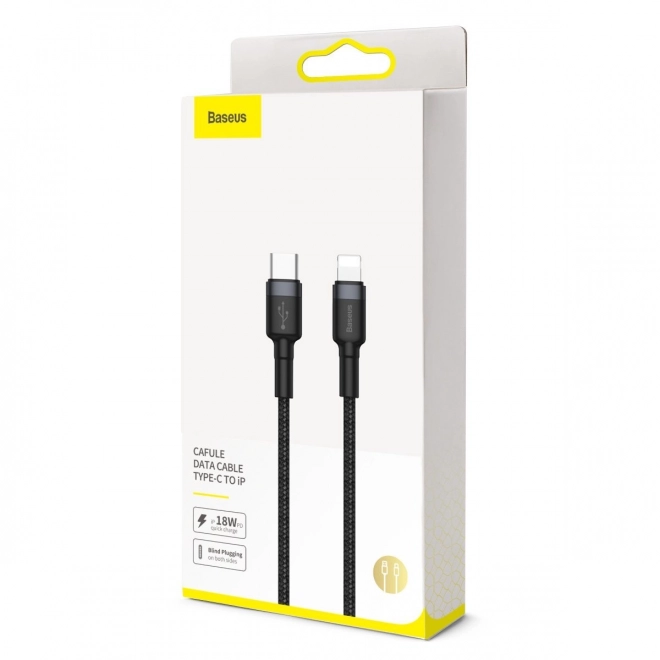 Kabel Baseus Cafule USB-C na Lightning 18W rdeče-črni