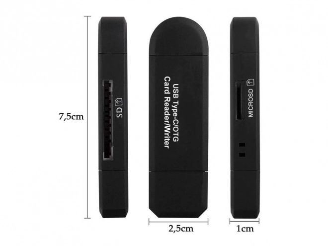 Univerzalni čitalnik kartic USB-C in Micro USB