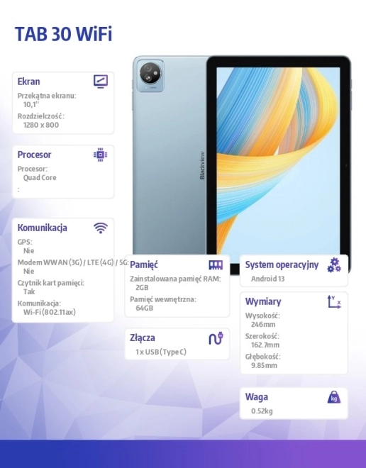 Tablični računalnik Blackview TAB 30