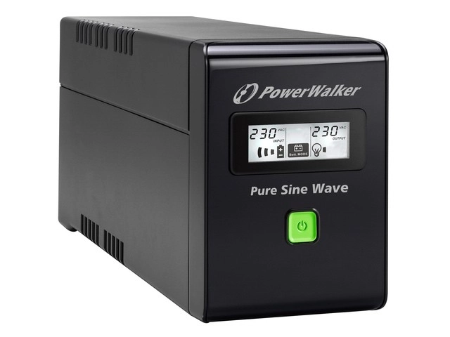 Napajalni z Záložní vir PowerWalker VI 600 SW s čisto sinusno valovno