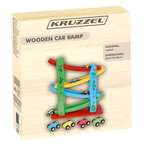 Kruzzel 9349 barvna dirka 4 avtomobili