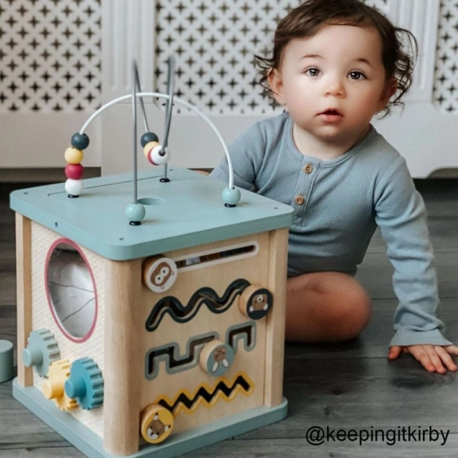 Bigjigs Baby Motoricna aktivna kocka