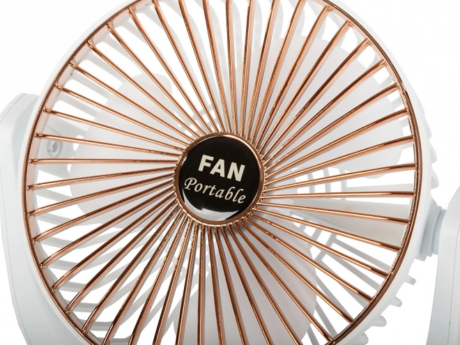 Brezžični namizni ventilator – Belo-roza