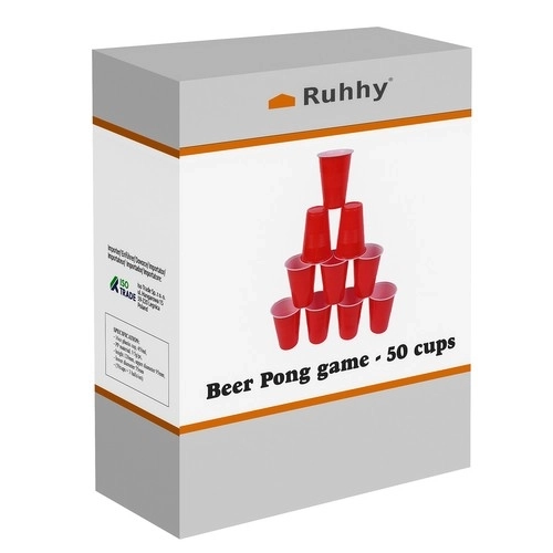 Igra Beer Pong - 50 skodelic Ruhhy 21232