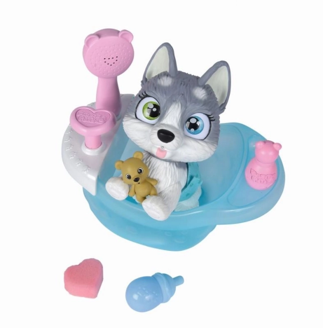 Kužek Husky Pamper Petz v kadi