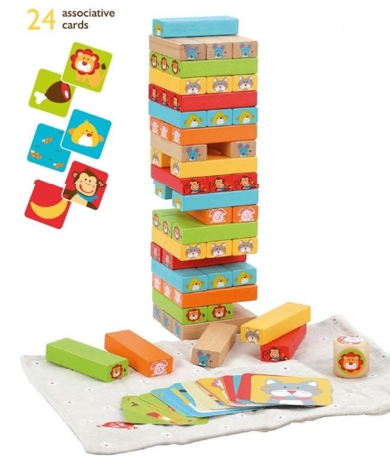 Lucy & Leo „Ugani, kdo“ - otroška lesena igra Jenga