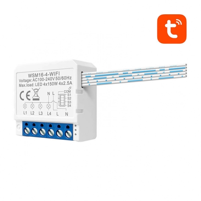 Pametni WiFi stikalni modul Avatto WSM16 TUYA – W4