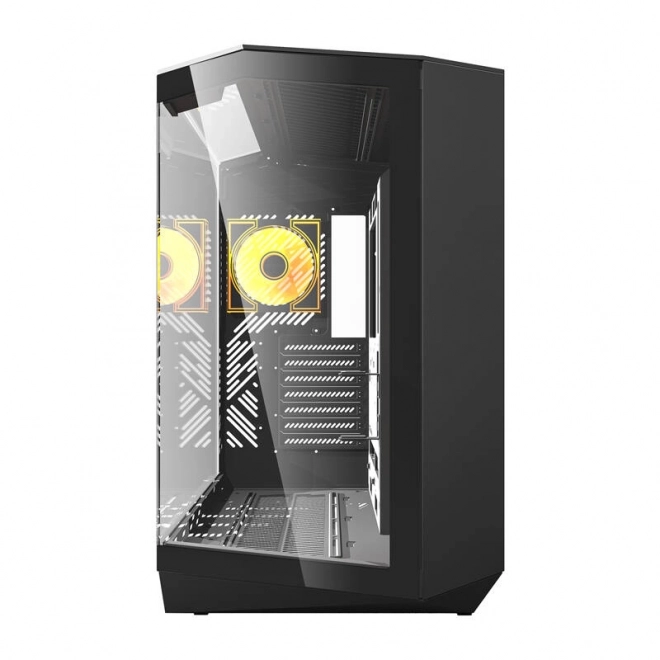 Računalniško ohišje Darkflash s 4 ventilatorji