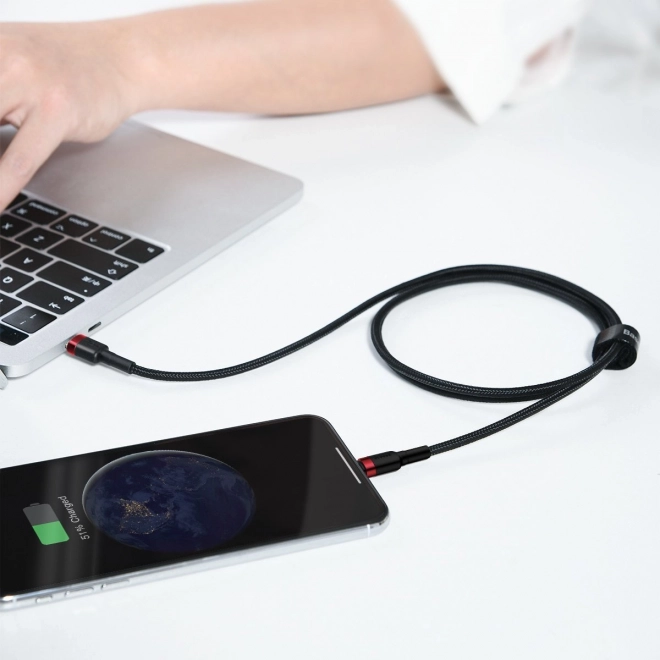 Kabel Baseus Cafule USB-C na Lightning 18W rdeče-črni