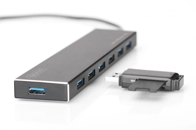USB 3.0 vozlišče 7-portno, aluminijasto