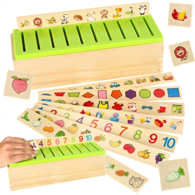 Lesena Montessori izobraževalna igrača