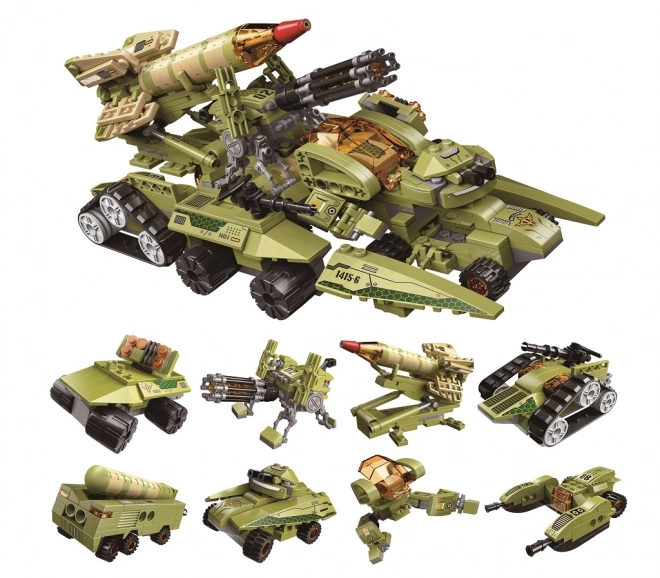 Qman Gromska ekspedicija bojno vozilo 1415 set 8v1