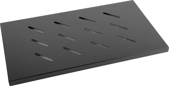 Polica za 19'' rack omare 600 mm 1U črna