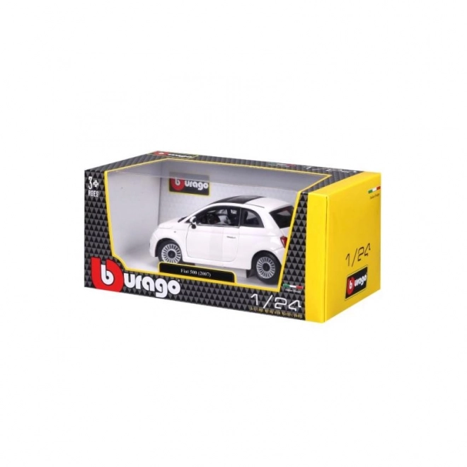 Bburago 1:24 Fiat 500 (2007) Bela
