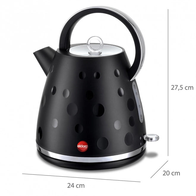 Brezžični grelnik vode ELDOM C245, črna, 1,7 l