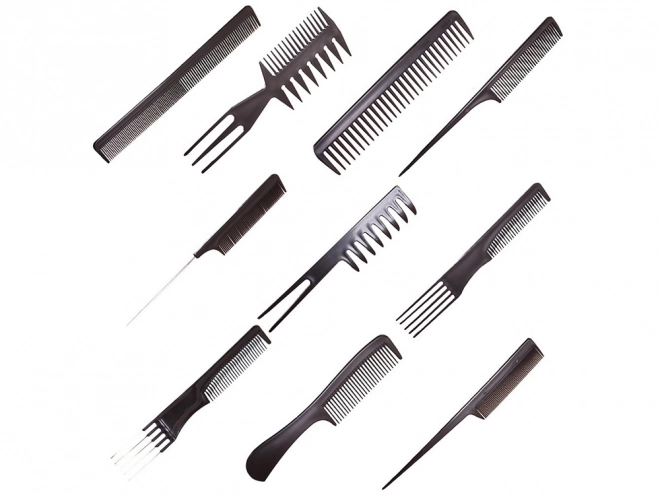 Set frizerskih glavnikov s torbico