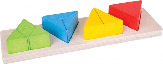Bigjigs Toys vstavljanka – trikotni ulomki