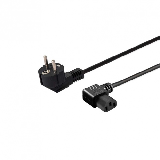 Napajalni kabel Schuko (M) kotni - IEC C13 kotni 1,8 m