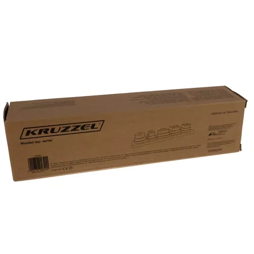 Lesena razvrščevalna sestavljanka Kruzzel 22492