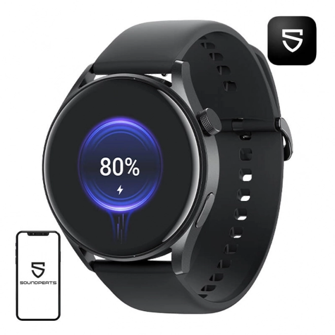 Soundpeats Watch 4 pametne ure črne