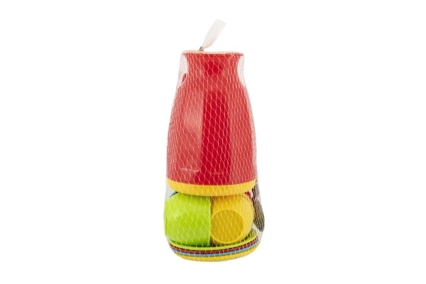 Set čajnih posod iz plastike 13 kosov v mreži 11x20x11cm 12m+