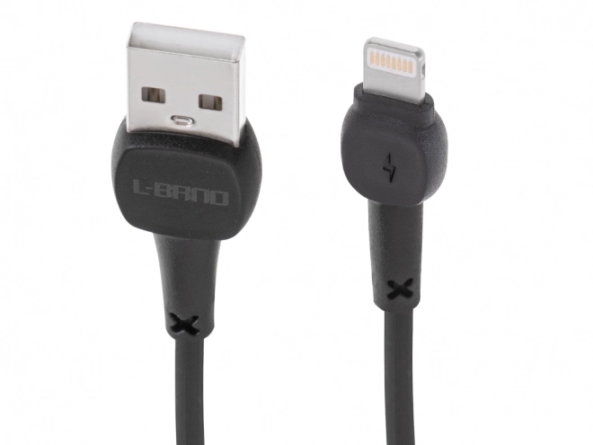 Črn hitro polnilni kabel Lightning
