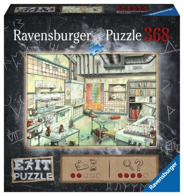 Ravensburger sestavljanka Exit: laboratorij 368 kosov