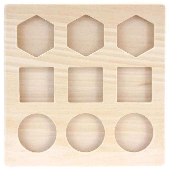 Bino Lesene sestavljanke geometrijske oblike