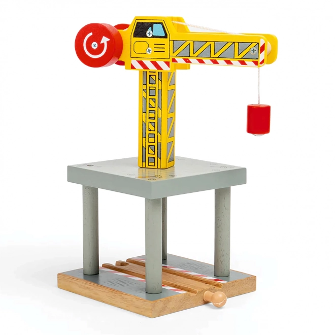 Bigjigs Rail Veliki žerjav Rumeni