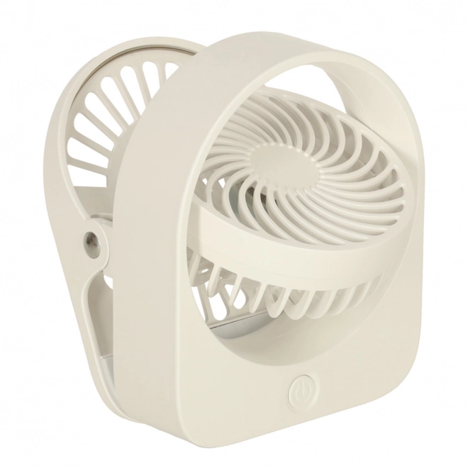 Brezžični USB namizni ventilator 11,5 cm beli