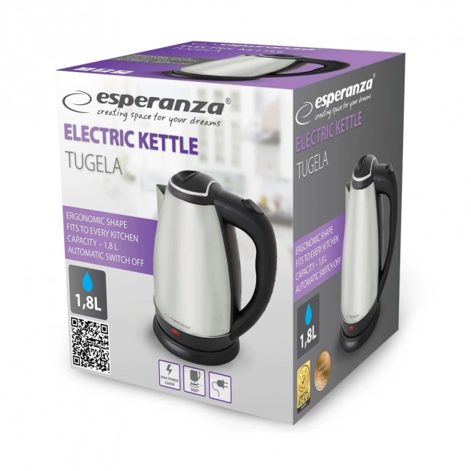 Hitro vreli čajnik Tugela 1,8 l inox