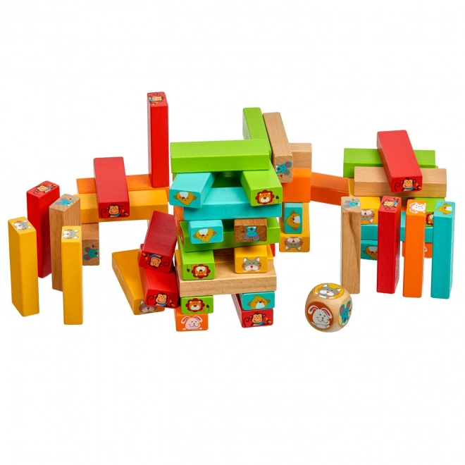 Lucy & Leo „Ugani, kdo“ - otroška lesena igra Jenga