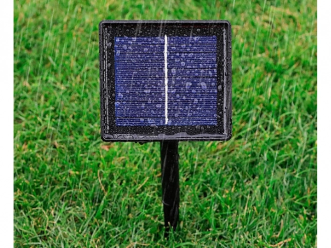 Vrtna solarna svetlobna girlanda večbarvna