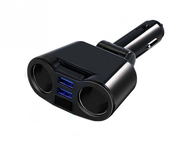 Vtičnica za vžigalnik s razdelilnikom in USB polnilnikom