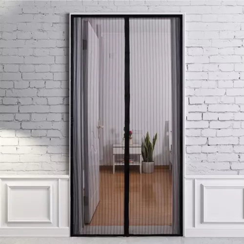 Samodejno zapirajoča mreža proti komarjem za vrata - 100 x 210 cm