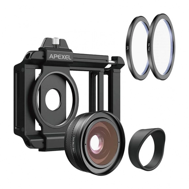Makro objektiv 10-20x za pametni telefon Apexel ZM-100, F1.05