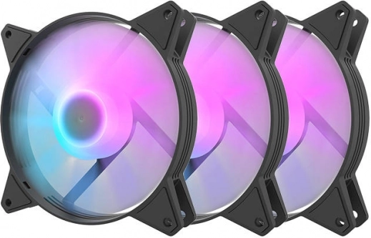 Komplet računalniških ventilatorjev z RGB osvetlitvijo