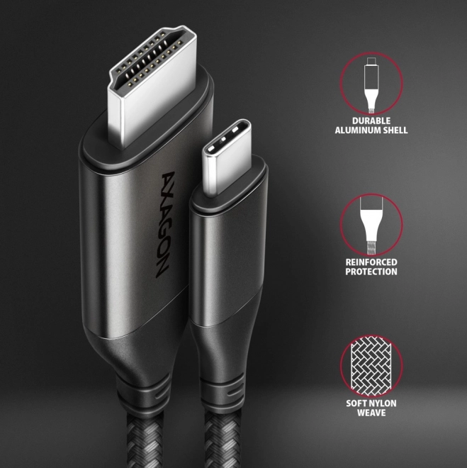 Adapter USB-C na HDMI 4K/60Hz 1,8m