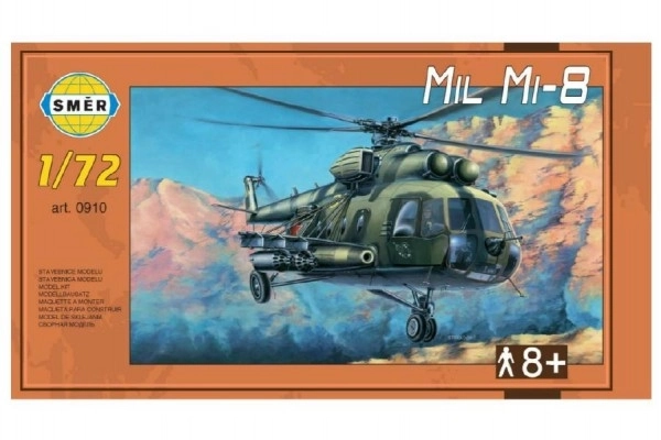 Model Mil Mi-8 1:72 25,5x29,5 cm v škatli 34x19x6cm