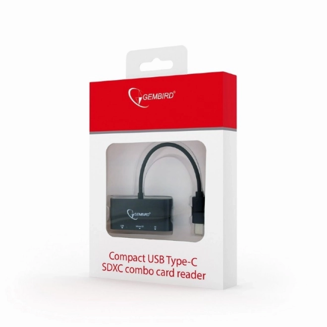 USB-C SDXC/Combo/Črna Čitalnik Kartic