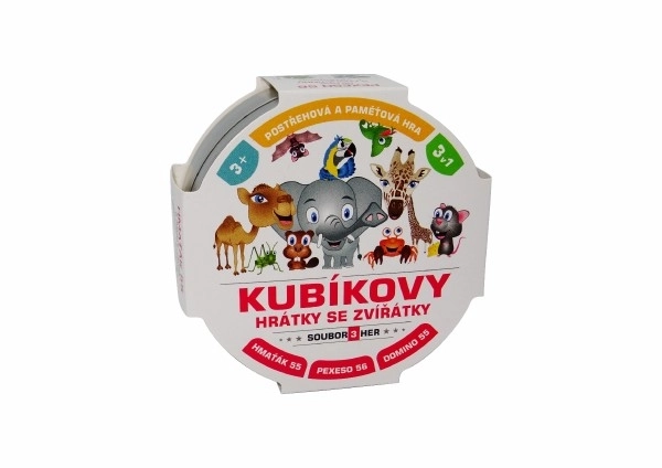 Kubíkovi vragolije z živalcami 3v1 v pločevinasti škatlici