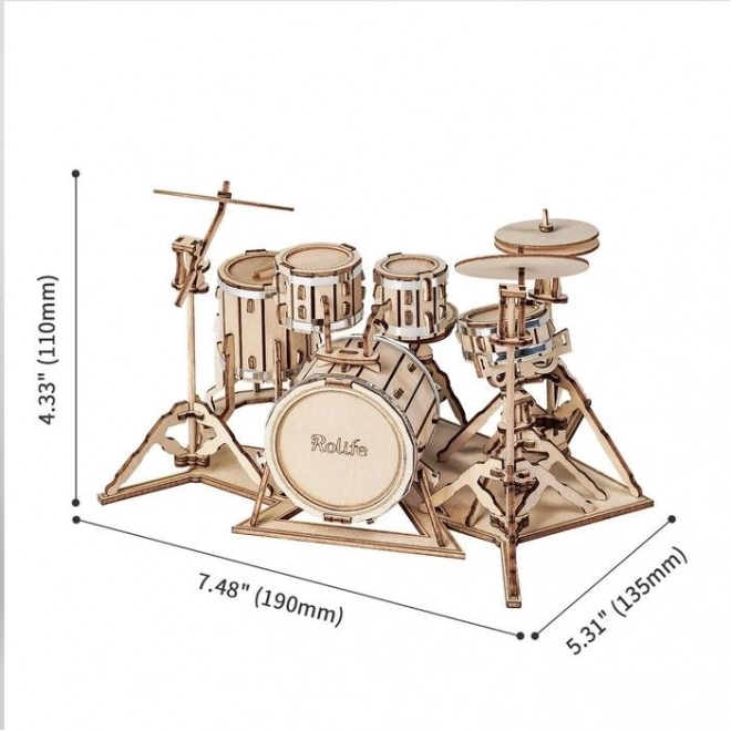 Kolesarski komplet - 3D lesena sestavljanka