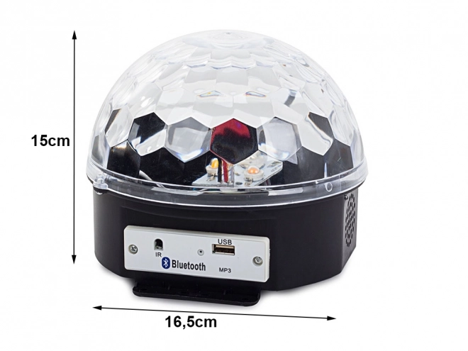 Led disko krogla usb mp3 projektor z bluetooth in laserjem