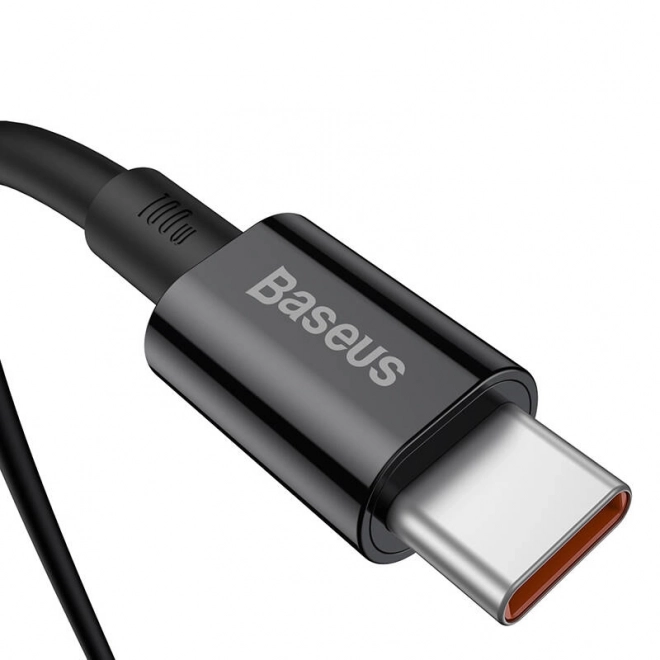Kabel Baseus iz serije Superior, USB-C na USB-C, 100W, 2m (črn)