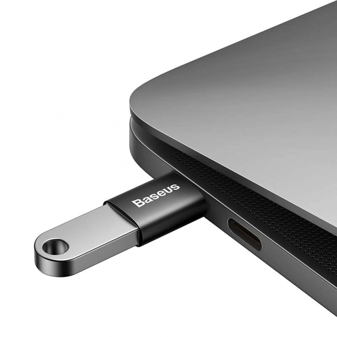 Adapter Baseus Ingenuity USB-C na USB-A OTG črn
