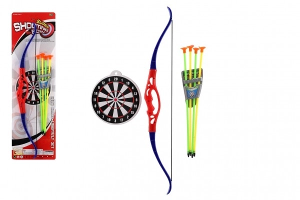 Lok+4 puščice s priseski plast 57cm na kartici