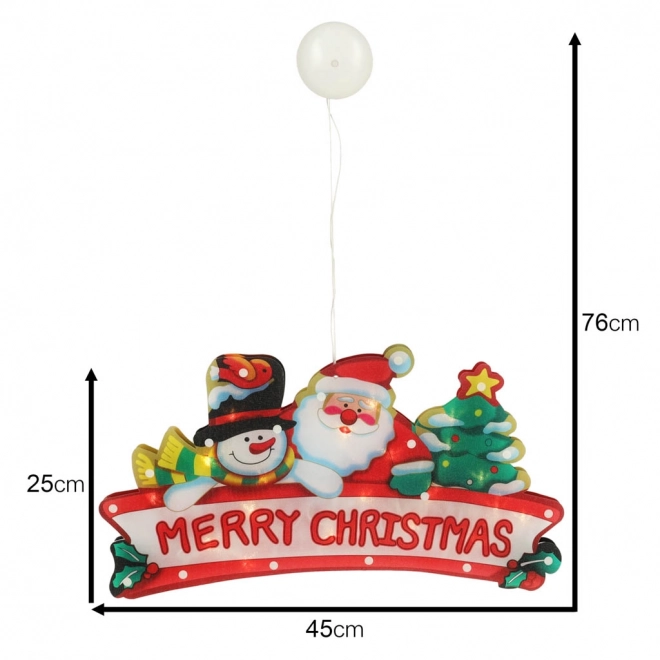 Božična LED dekoracija Merry Christmas 45 cm